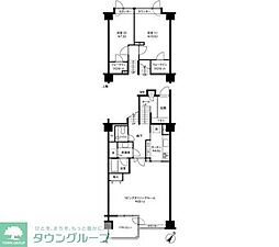 参宮橋マンション 2LDKの間取図画像