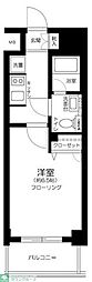 プレール・ドゥーク東京CANAL 1Kの間取図画像