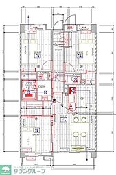 セリゼ雪が谷 3LDKの間取図画像