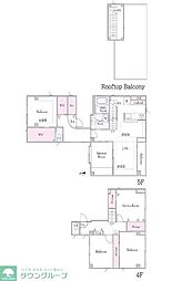 さくら白金 4SLDKの間取図画像