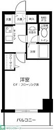 メゾン・ド・ヴィレ日本橋浜町 1Kの間取図画像