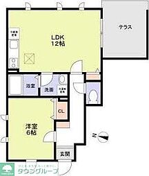 レガーロ 1LDKの間取図画像