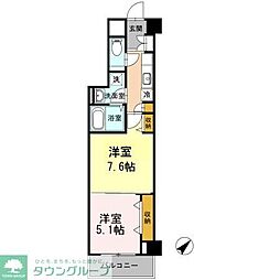 HillFlatOsaki 2Kの間取図画像