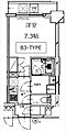 S-RESIDENCE月島7階12.1万円