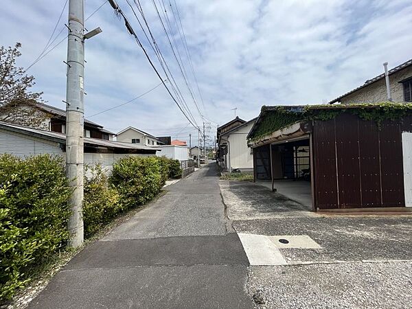 前面道路です！