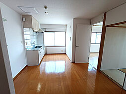 コーポかみすな 3階2DKのリビング/ダイニング