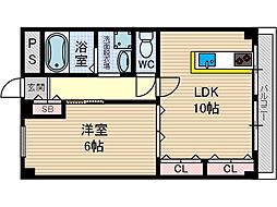 タウンハイツ南茨木1号館 3階