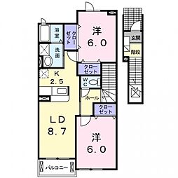 ブルックサイド 2階/-