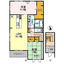 エストリヴィエール 2階/-