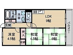 ピアハイツ幸 4階/-