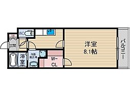レジデンシア竹橋 1Kの間取図画像
