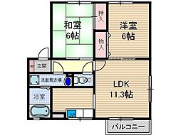 ナチュール B棟 2階/-