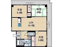 ハレ・ラウレア 3階/-