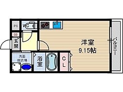 アーバンライフ茨木 ワンルームの間取図画像