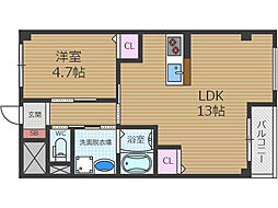 アヴァンス南安威 2階/-