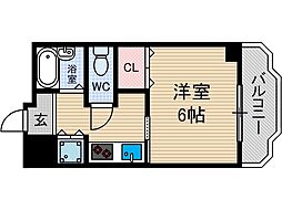 メゾン・ド・ラフィーヌ 1Kの間取図画像
