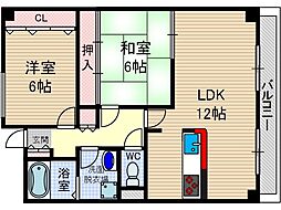 グリーンガーデン 2LDKの間取図画像