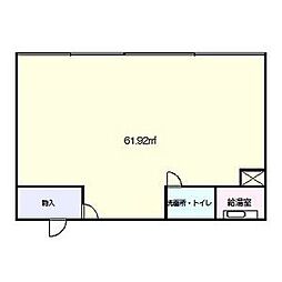 第三幸楽ビル ワンルームの間取図画像