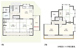 向島中古戸建 6DKの間取り