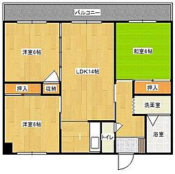 間取図画像 3LDK