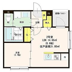 物件の間取り