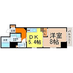 間取図画像 1K