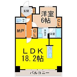 ポルタニグラ大須 1SLDKの間取図画像