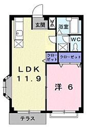 間取図画像 1LDK