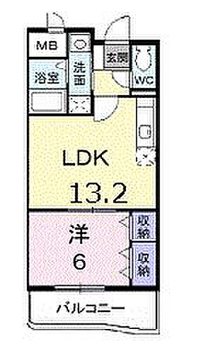 香川県高松市上天神町(賃貸アパート1LDK・1階・40.50㎡)の写真 その4