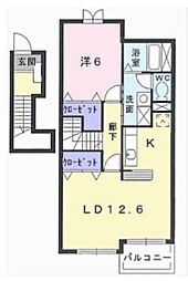 間取図画像 1LDK