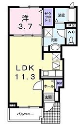 間取図画像 1LDK
