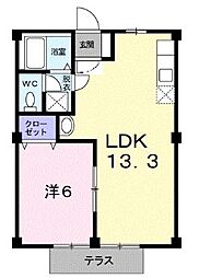 間取図画像 1LDK