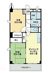 高松琴平電気鉄道長尾線 林道駅 徒歩20分の賃貸アパート 3階2DKの間取り