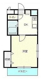 間取図画像 1DK