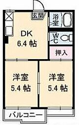 間取図画像 2DK