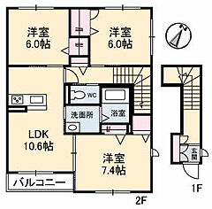 物件の間取り