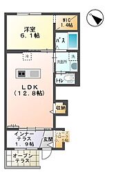 間取図画像 1LDK