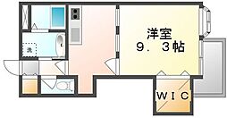 エクセレント宮脇 1DKの間取図画像
