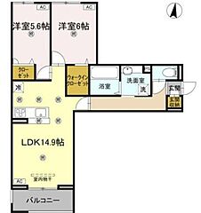 物件の間取り
