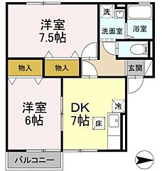 物件の間取り
