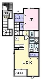 ブライトサンライズC棟 1LDKの間取図画像