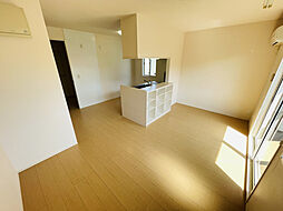 JR可部線 安芸長束駅 徒歩10分の賃貸アパート 1階2LDKのリビング/ダイニング