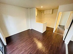 JR可部線 古市橋駅 徒歩4分の賃貸アパート 1階2LDKのリビング/ダイニング