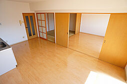 JR可部線 下祇園駅 徒歩12分の賃貸マンション 4階3LDKのリビング/ダイニング