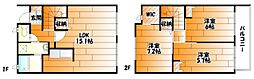 ジュビリータウン 3LDKの間取図画像