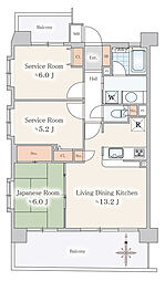 間取図画像 1SLDK