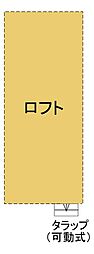 ブレッザ 2階1Kの間取り