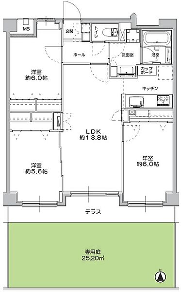 間取りを拡大表示