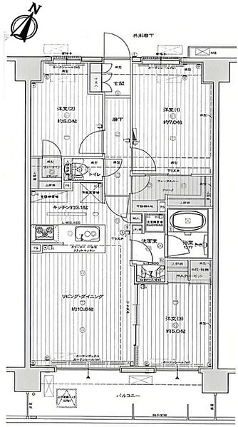 間取りを拡大表示