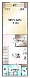 MyHome RELAXA 1DKの間取図画像